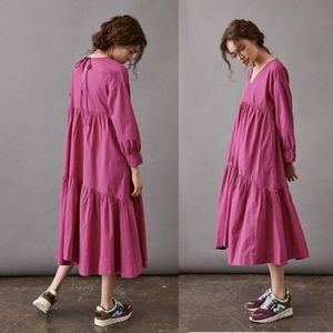 New Anthropologie Farrow midi dress size M